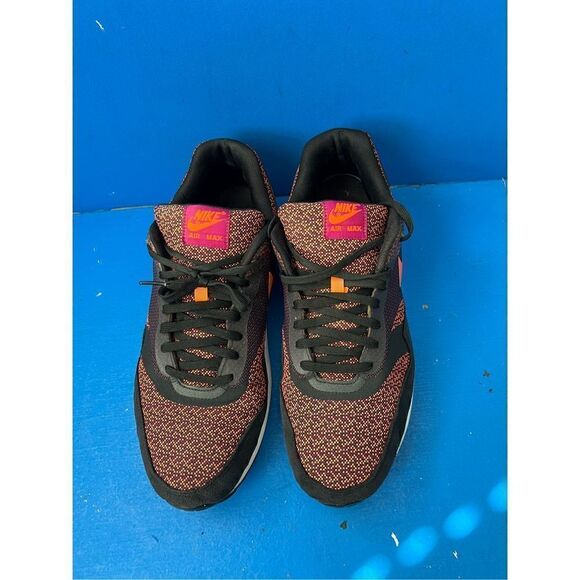 NIKE AIR MAX 1 JCRD JACQUARD PREOWNED VINTAGE US 13   644153-500 RARE SAFARI - Picture 3 of 6